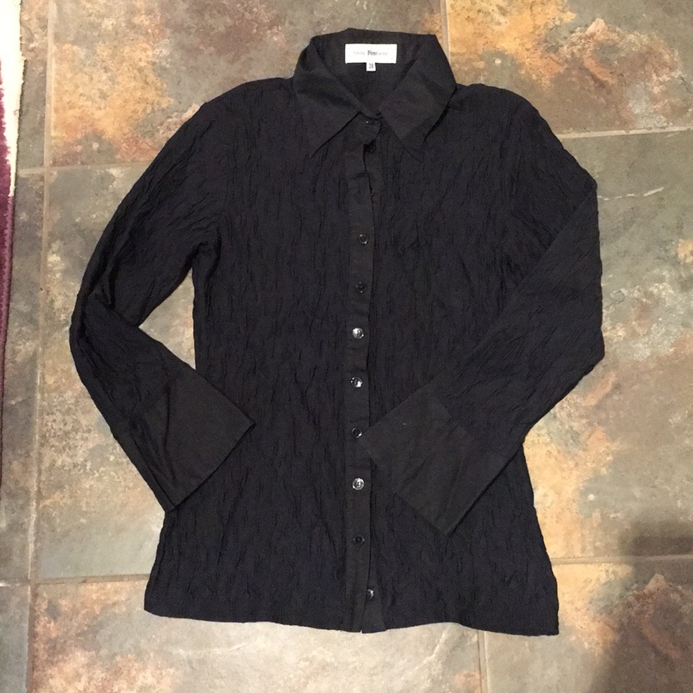 Long black sleeve blouse